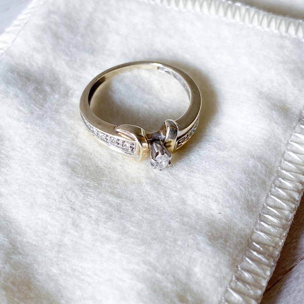 Authentic Diamond Ring - image 3